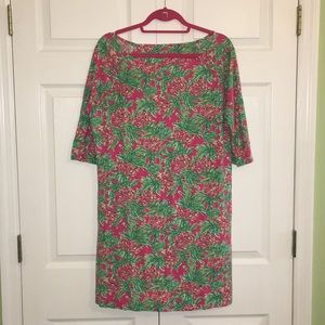 EUC Lilly Pulitzer Raglan Sleeve Cotton Dress